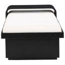 Meridian Arlington Cream Chenille Fabric Bench IMAGE 5