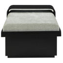 Meridian Arlington Mint Green Chenille Fabric Bench IMAGE 5