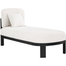 Meridian Maybourne Cream Boucle Fabric Chaise/Bench IMAGE 3
