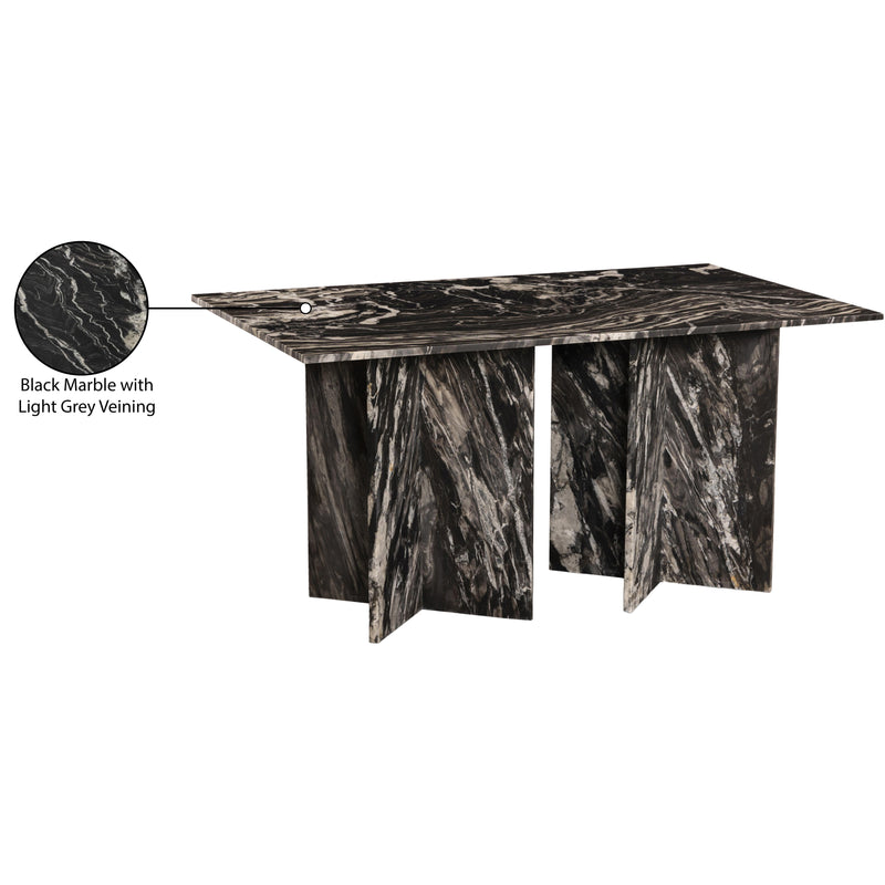 Meridian Verona Black Dining Table (3 Boxes) IMAGE 9