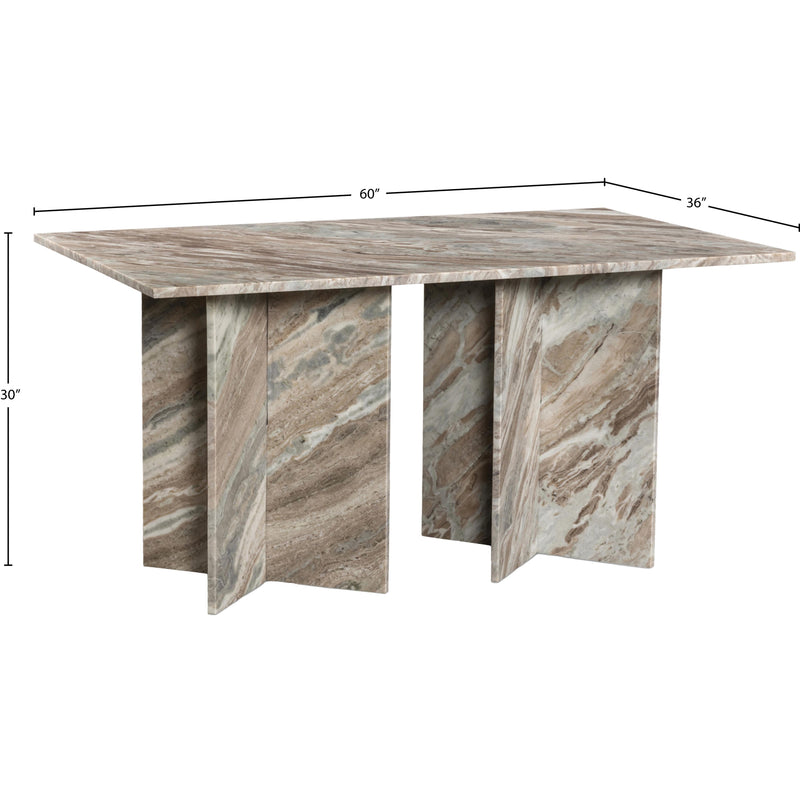 Meridian Verona Brown Dining Table (3 Boxes) IMAGE 8