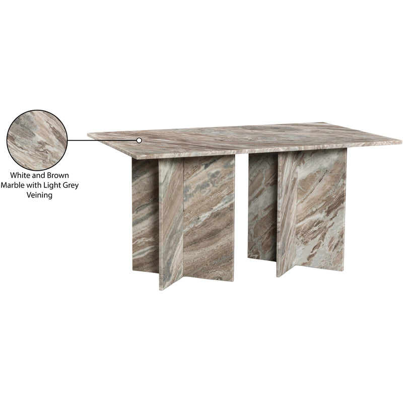Meridian Verona Brown Dining Table (3 Boxes) IMAGE 9