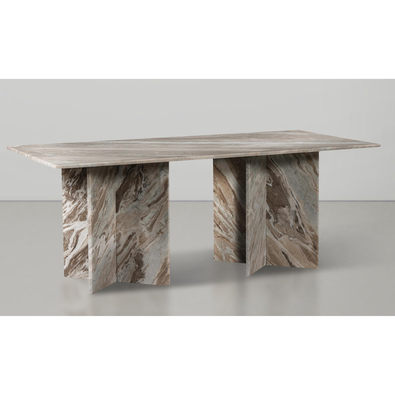 Meridian Verona Brown Dining Table (3 Boxes) IMAGE 2