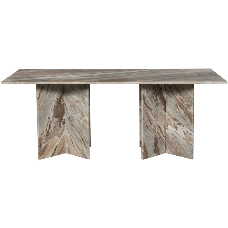 Meridian Verona Brown Dining Table (3 Boxes) IMAGE 3