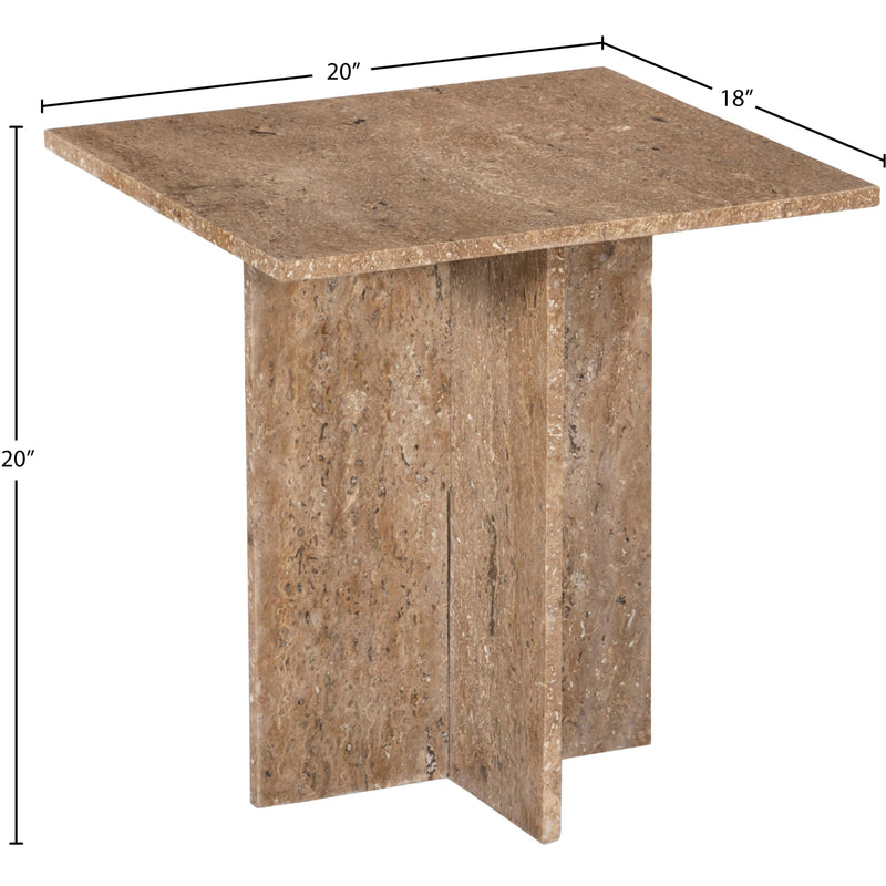 Meridian Verona Beige End Table IMAGE 11