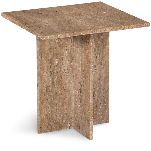Meridian Verona Beige End Table IMAGE 1