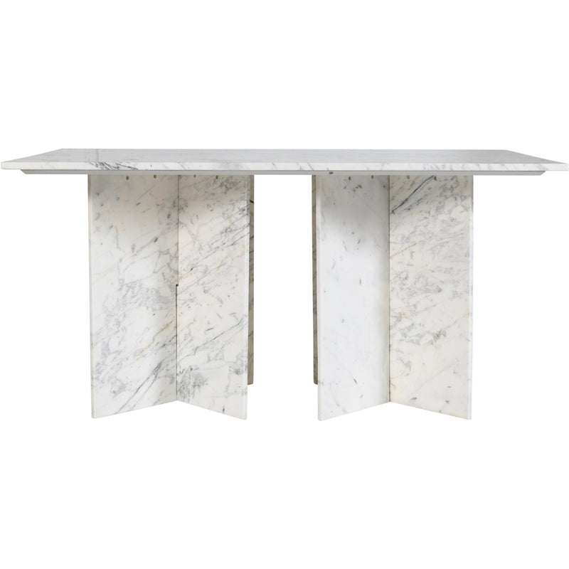 Meridian Verona White Dining Table (3 Boxes) IMAGE 3