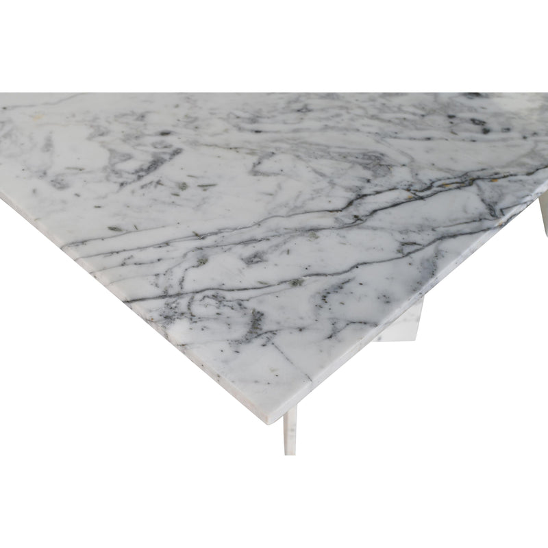 Meridian Verona White Dining Table (3 Boxes) IMAGE 5