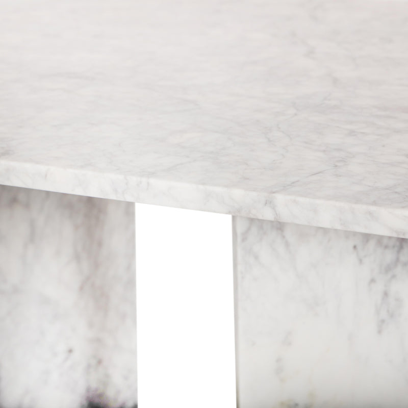 Meridian Verona White Dining Table (3 Boxes) IMAGE 7