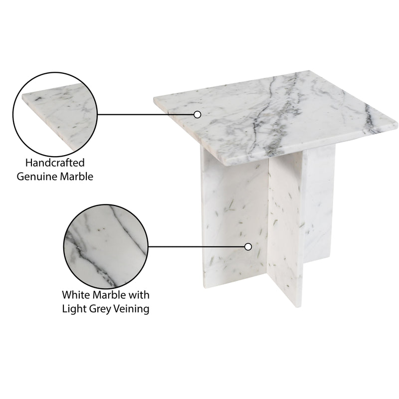 Meridian Verona White End Table IMAGE 12