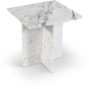 Meridian Verona White End Table IMAGE 1