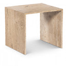 Meridian Canova Beige End Table IMAGE 1