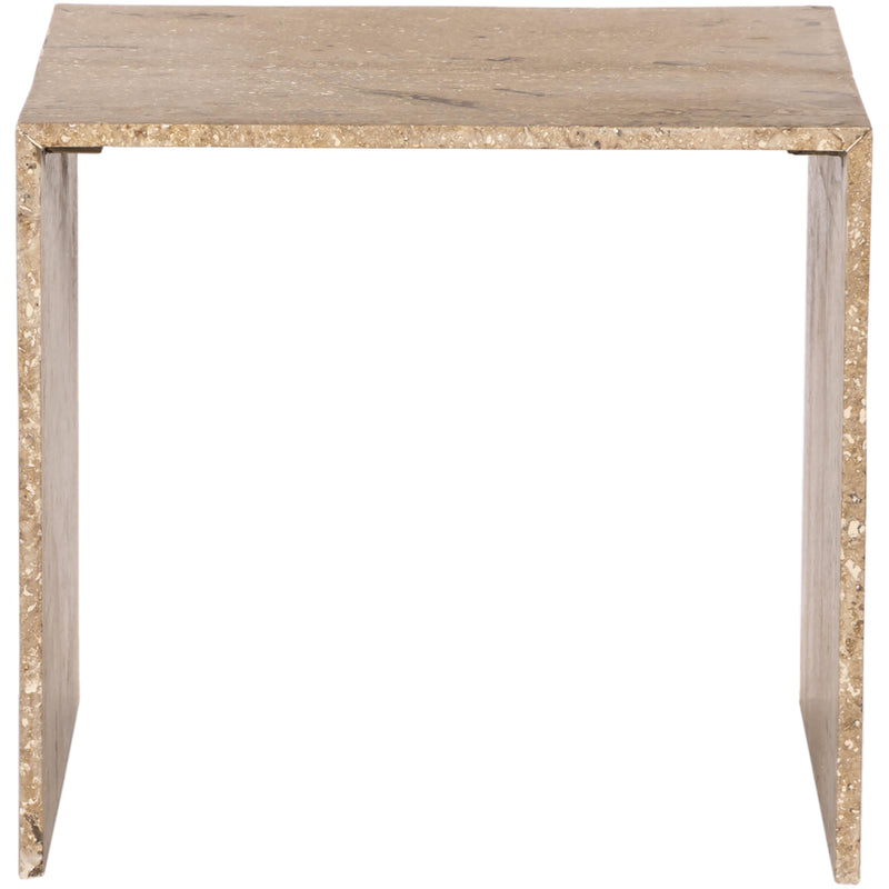 Meridian Canova Beige End Table IMAGE 3