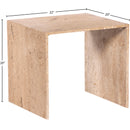 Meridian Canova Beige End Table IMAGE 9