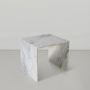 Meridian Canova White End Table IMAGE 2