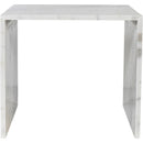 Meridian Canova White End Table IMAGE 3