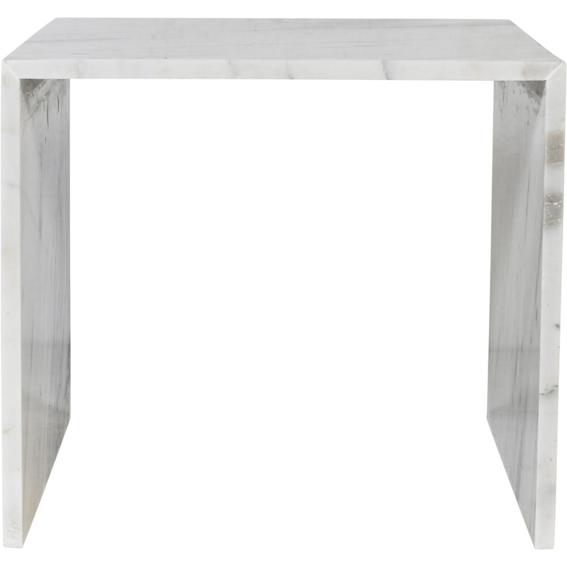 Meridian Canova White End Table IMAGE 3