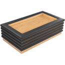 Meridian Rory Black Vegan Leather Coffee Table IMAGE 4