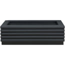 Meridian Rory Black Vegan Leather Coffee Table IMAGE 3