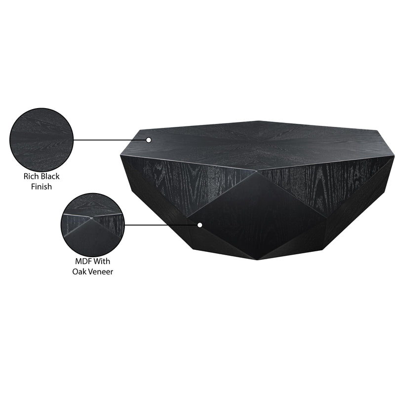 Meridian Diamante Black Coffee Table IMAGE 7