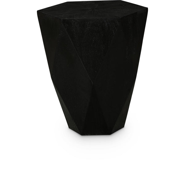 Meridian Diamante Black End Table IMAGE 1