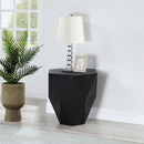 Meridian Diamante Black End Table IMAGE 2