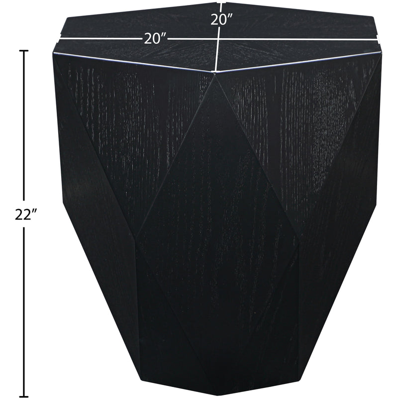 Meridian Diamante Black End Table IMAGE 6