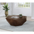 Meridian Diamante Brown Coffee Table IMAGE 2