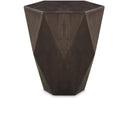 Meridian Diamante Brown End Table IMAGE 1