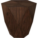 Meridian Diamante Brown End Table IMAGE 3