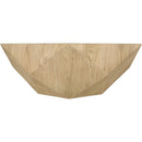 Meridian Diamante Oak Coffee Table IMAGE 4