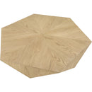 Meridian Diamante Oak Coffee Table IMAGE 5