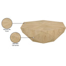 Meridian Diamante Oak Coffee Table IMAGE 8