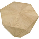 Meridian Diamante Oak End Table IMAGE 5