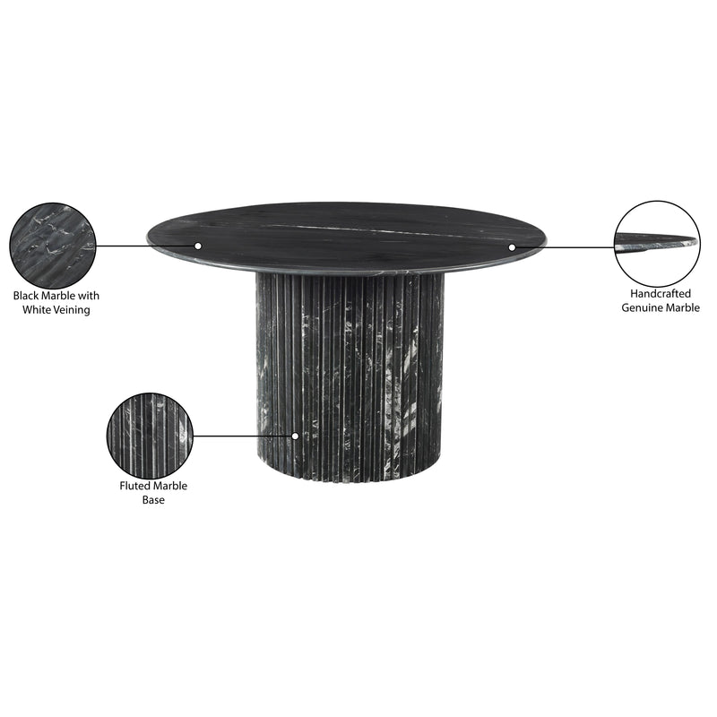Meridian Genoa Black Dining Table IMAGE 10