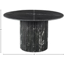 Meridian Genoa Black Dining Table IMAGE 9