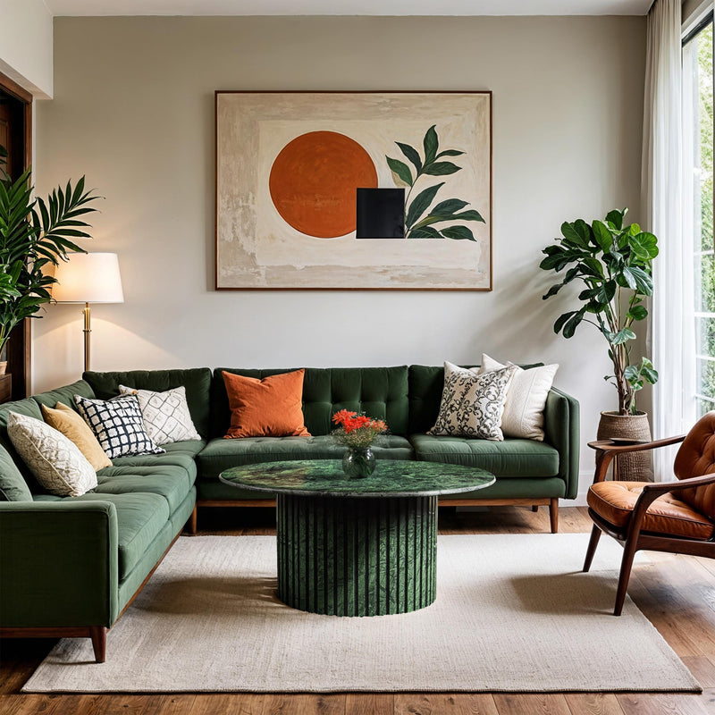 Meridian Genoa Green Coffee Table IMAGE 2