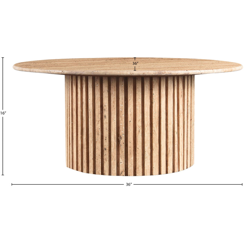 Meridian Genoa Beige Coffee Table IMAGE 9