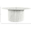 Meridian Genoa White Coffee Table IMAGE 9