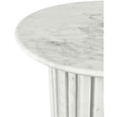 Meridian Genoa White End Table IMAGE 5