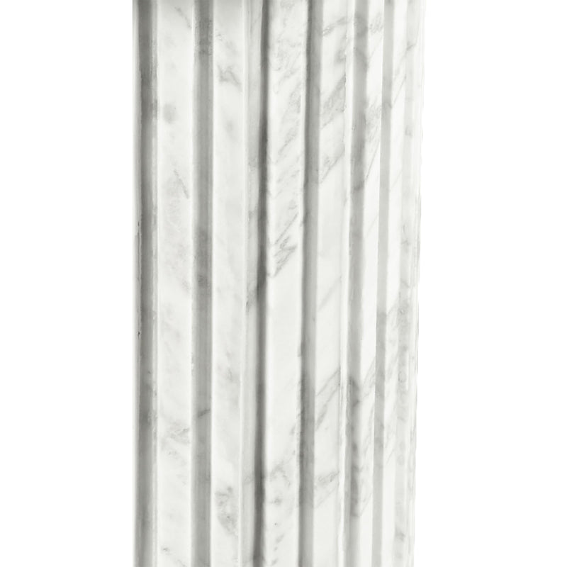 Meridian Genoa White End Table IMAGE 6
