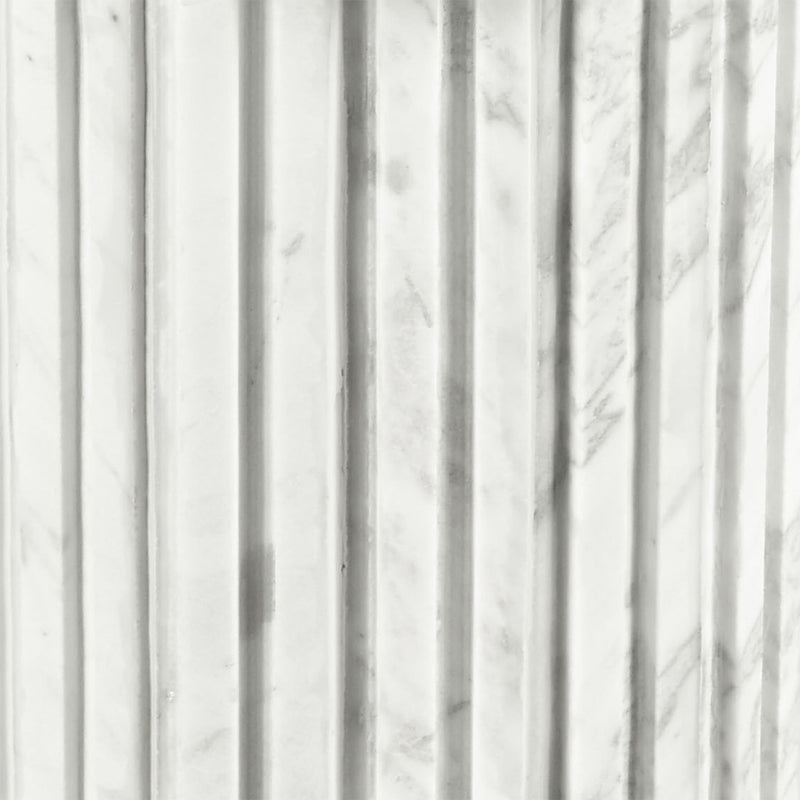Meridian Genoa White End Table IMAGE 8