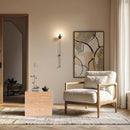 Meridian Bolzano Beige End Table IMAGE 2