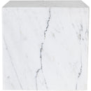 Meridian Bolzano White End Table IMAGE 3