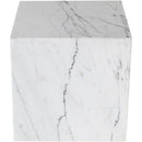 Meridian Bolzano White End Table IMAGE 4