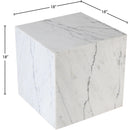 Meridian Bolzano White End Table IMAGE 9