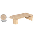 Meridian Salerno Beige Coffee Table IMAGE 11