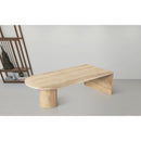 Meridian Salerno Beige Coffee Table IMAGE 2