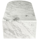 Meridian Salerno White Coffee Table IMAGE 4