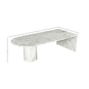 Meridian Salerno White Coffee Table IMAGE 7